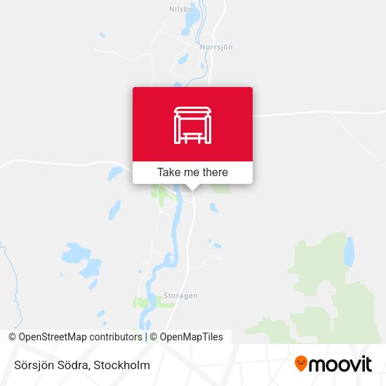 Sörsjön Södra map