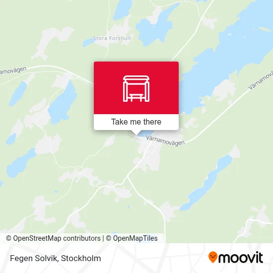 Fegen Solvik map