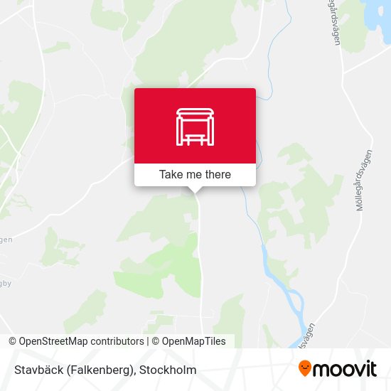 Stavbäck (Falkenberg) map