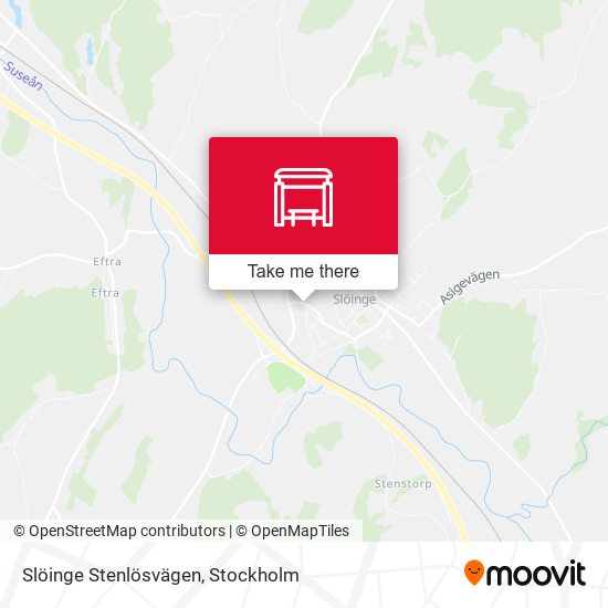Slöinge Stenlösvägen map