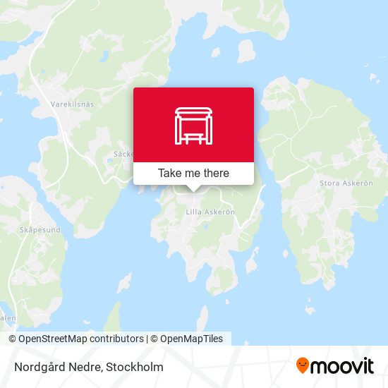 Nordgård Nedre map