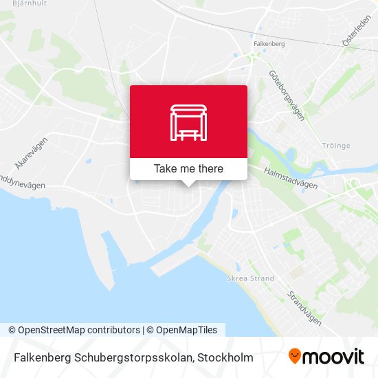 Falkenberg Schubergstorpsskolan map