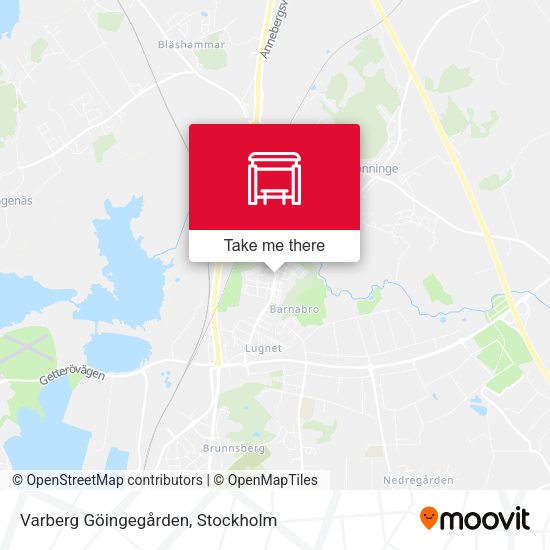 Varberg Göingegården map