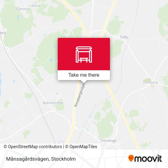 Månsagårdsvägen map