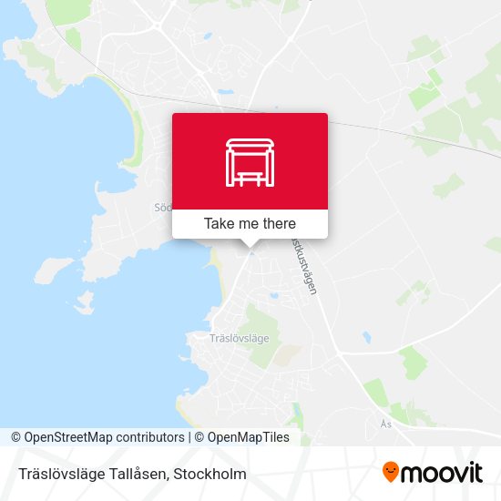 Träslövsläge Tallåsen map