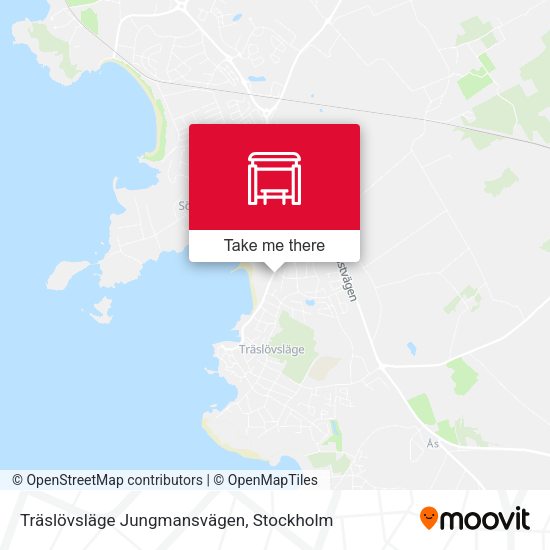 Träslövsläge Jungmansvägen map