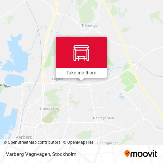 Varberg Vagnvägen map