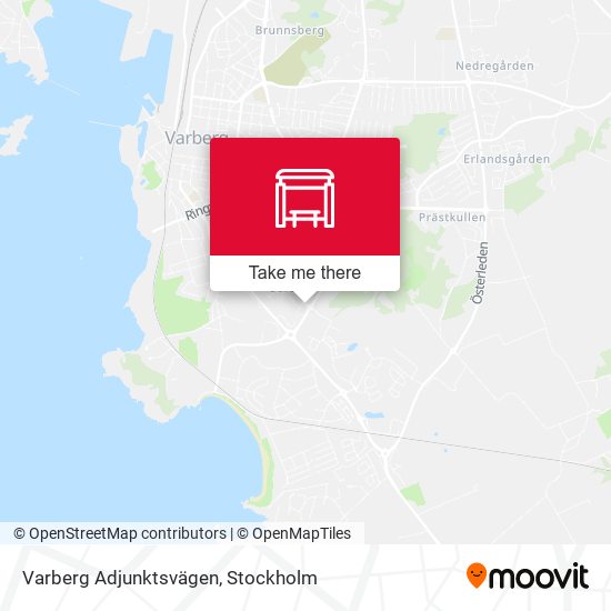 Varberg Adjunktsvägen map