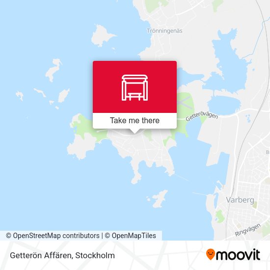 Getterön Affären map