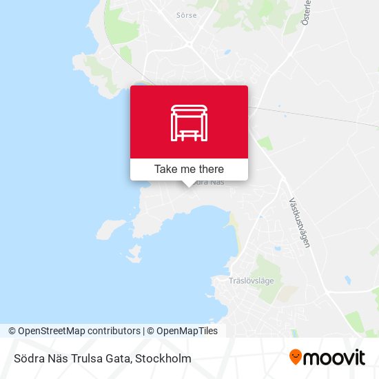 Södra Näs Trulsa Gata map