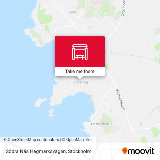 Södra Näs Hagmarksvägen map