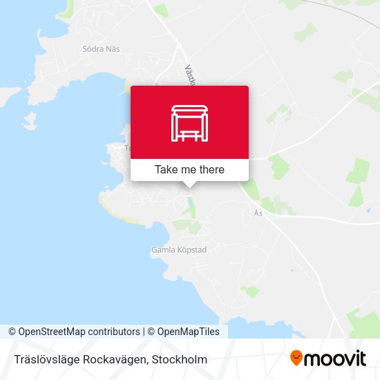 Träslövsläge Rockavägen map