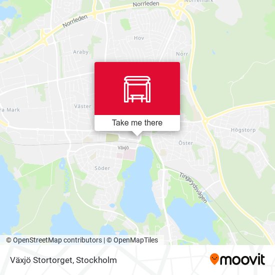 Växjö Stortorget map