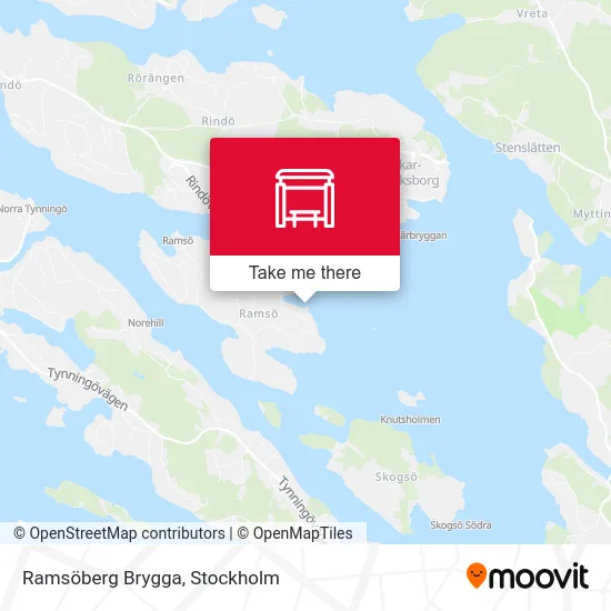 Ramsöberg Brygga map