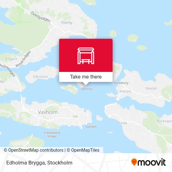 Edholma Brygga map