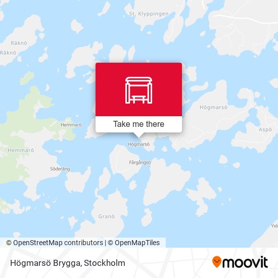 Högmarsö Brygga map