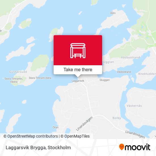 Laggarsvik Brygga map