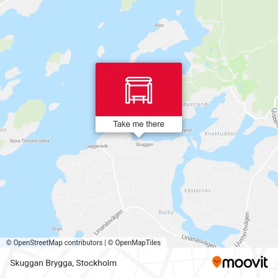 Skuggan Brygga map