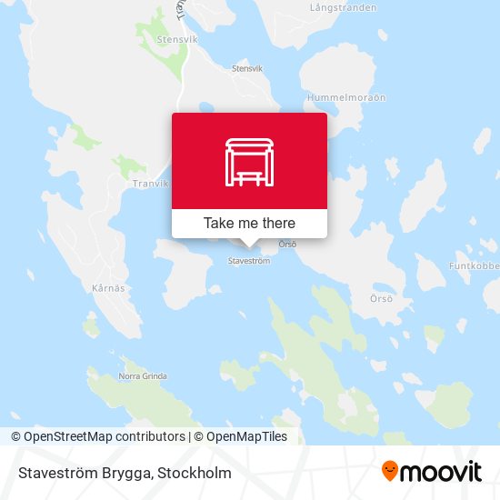 Staveström Brygga map