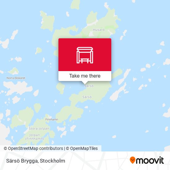 Särsö Brygga map