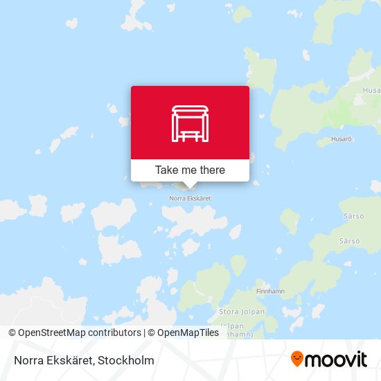 Norra Ekskäret map