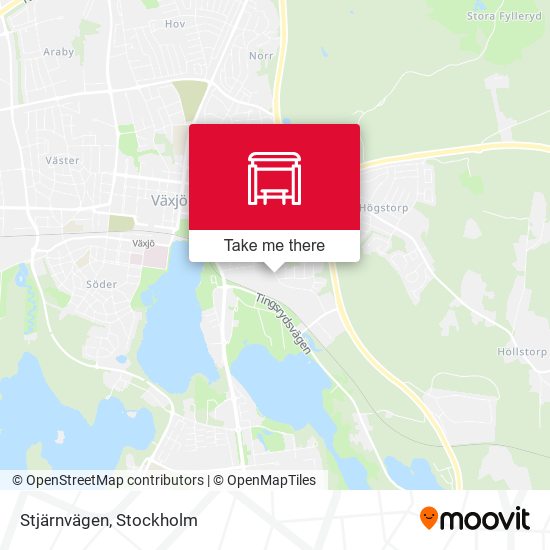 Stjärnvägen map