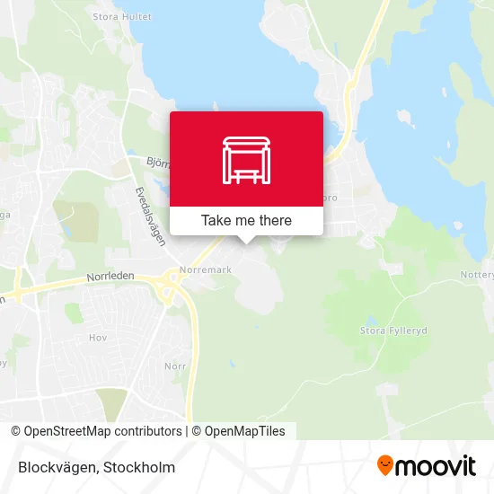 Blockvägen map