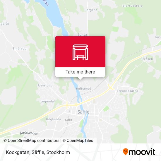 Kockgatan, Säffle map