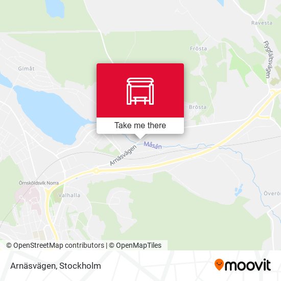 Arnäsvägen map