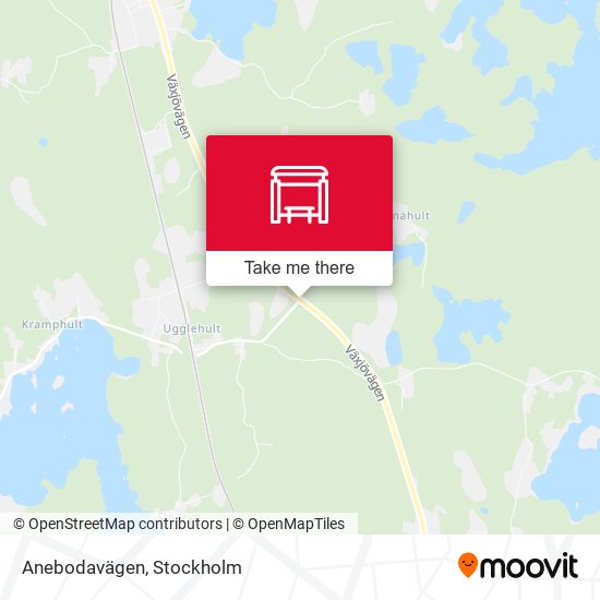 Anebodavägen map