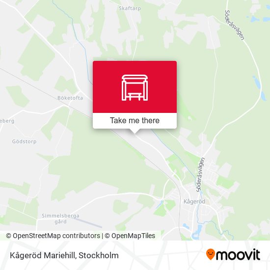 Kågeröd Mariehill map