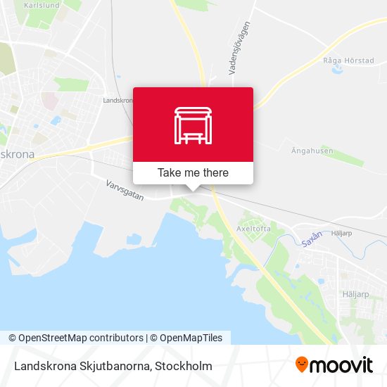 Landskrona Skjutbanorna map