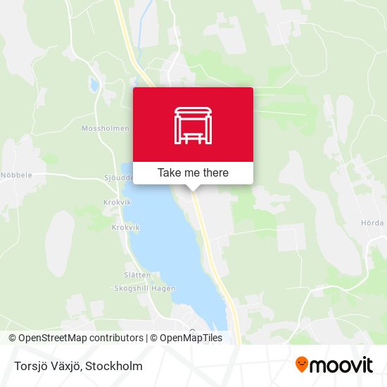 Torsjö Växjö map