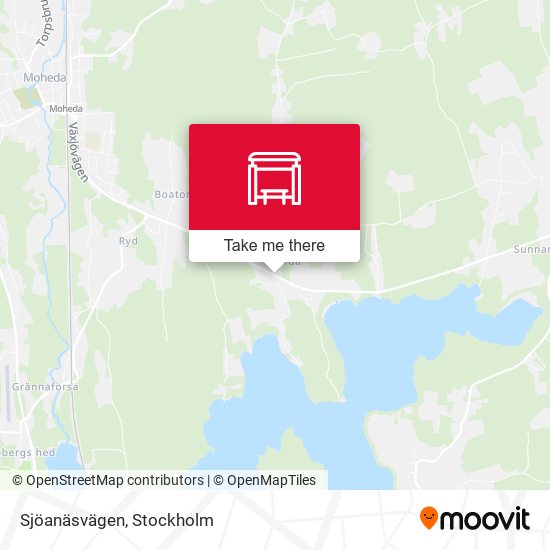 Sjöanäsvägen map