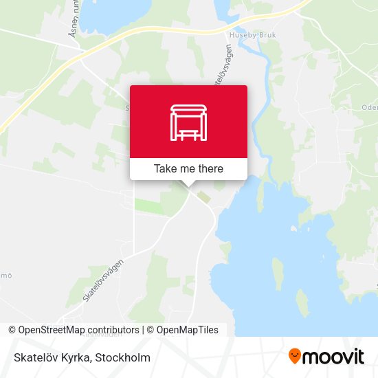 Skatelöv Kyrka map