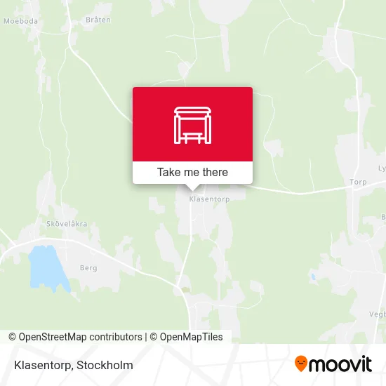 Klasentorp map