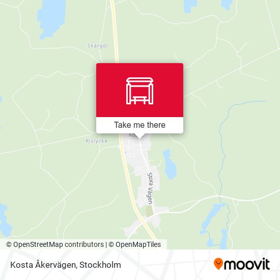 Kosta Åkervägen map
