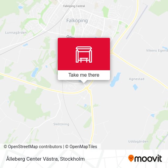 Ålleberg Center Västra map