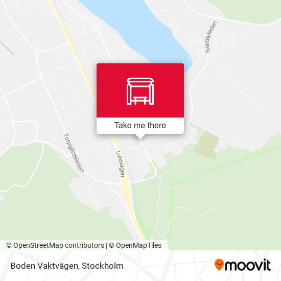 Boden Vaktvägen map