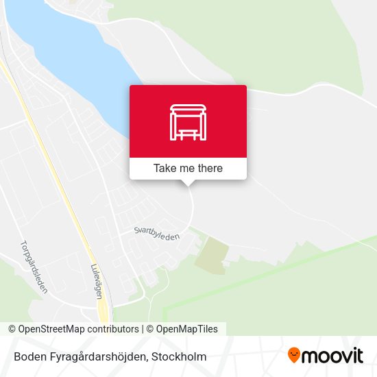 Boden Fyragårdarshöjden map