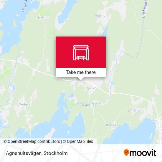 Agnshultsvägen map