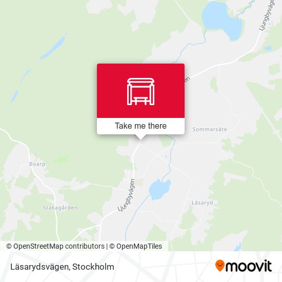 Läsarydsvägen map