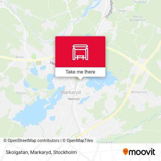 Skolgatan, Markaryd map