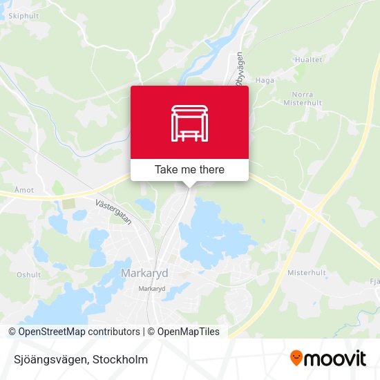 Sjöängsvägen map