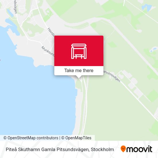 Piteå Skuthamn Gamla Pitsundsvägen map
