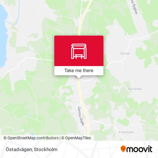 Östadvägen map