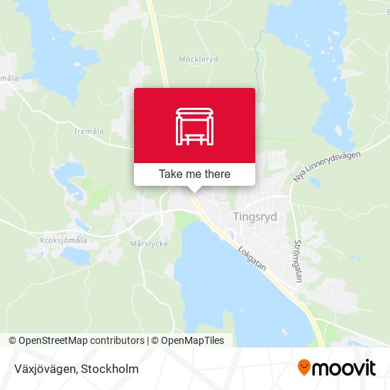 Växjövägen map
