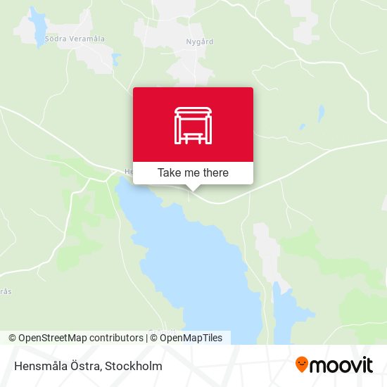 Hensmåla Östra map