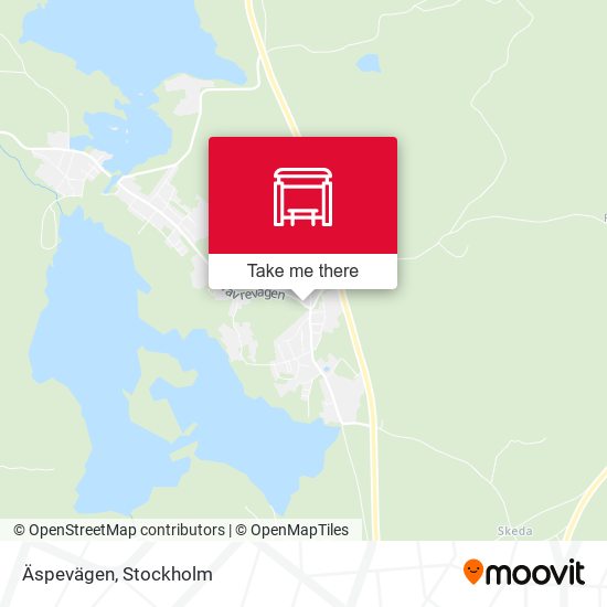 Äspevägen map