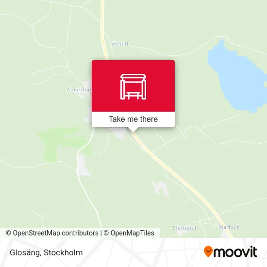 Glosäng map